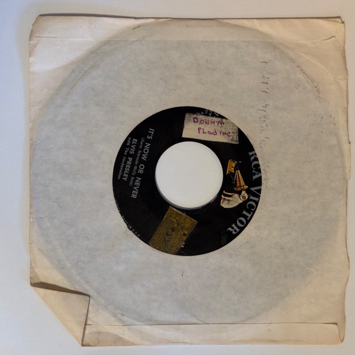 ELVIS PRESLEY with The Jordanaires - IT'S NOW OR NEVER (1960) - Vinyl