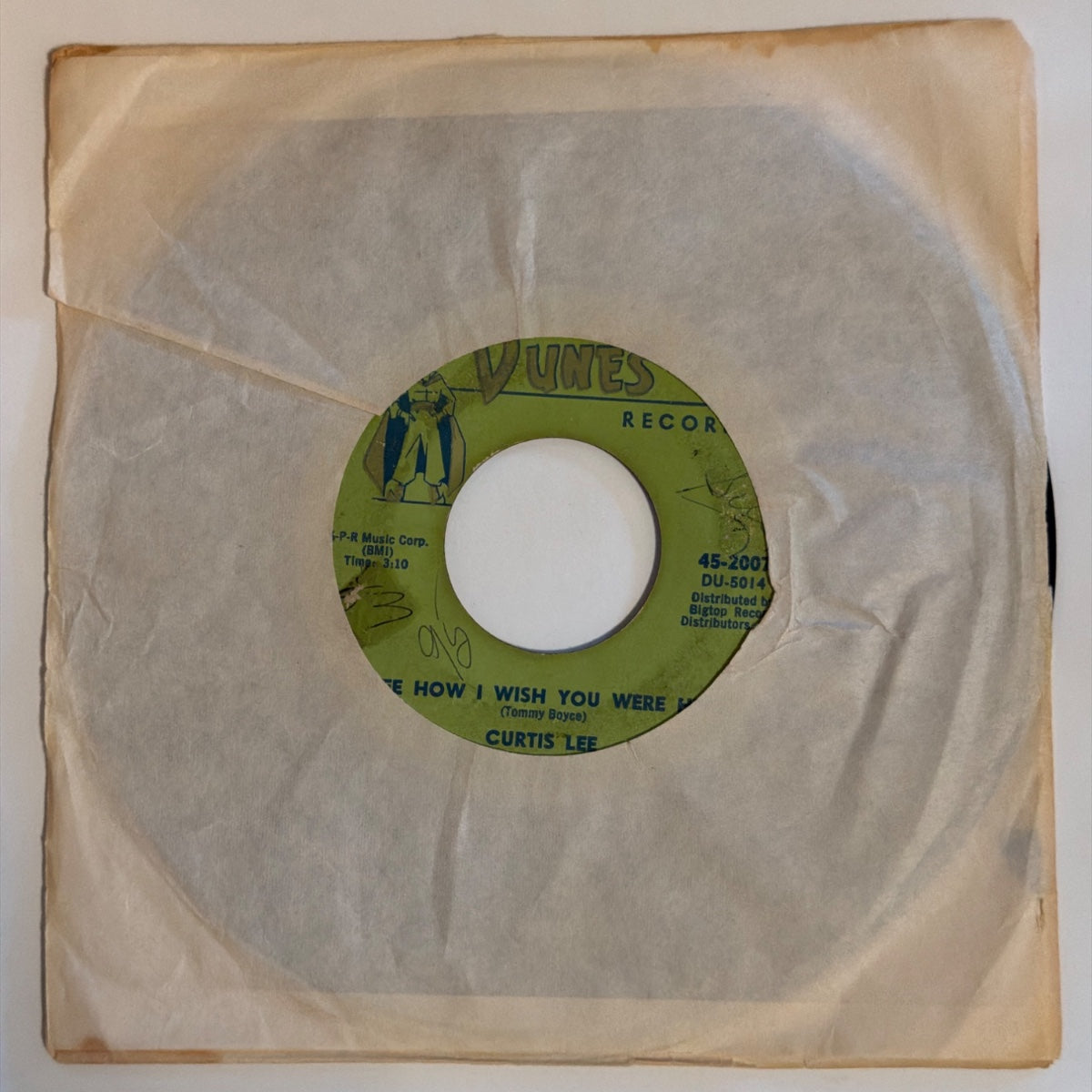 CURTIS LEE - SEE HOW I WISH YOU WERE (1961) - Vinyl