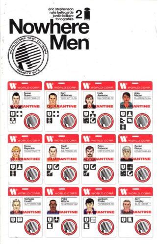 Nowhere Men #2B Second Printing Variant Cover