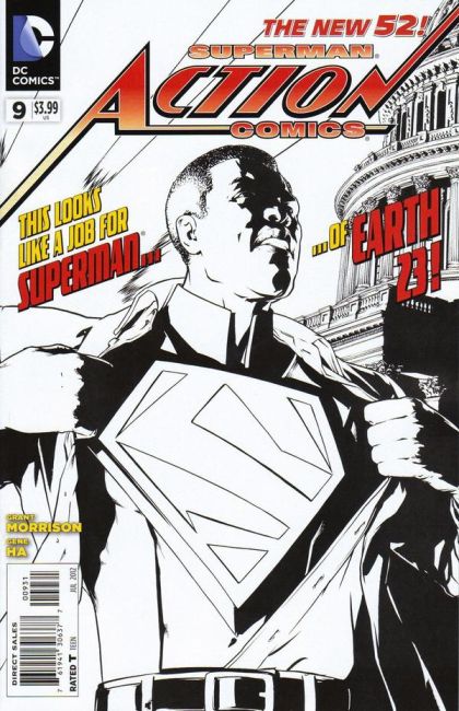 Action Comics, Vol. 2 #9C Gene Ha Sketch Variant Cover