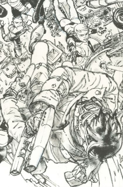 Civil War II #5C Variant Kim Jung Gi Black & White Virgin Connecting F Cover