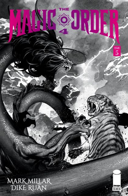 The Magic Order 4 #5B Dike Ruan B&W Variant