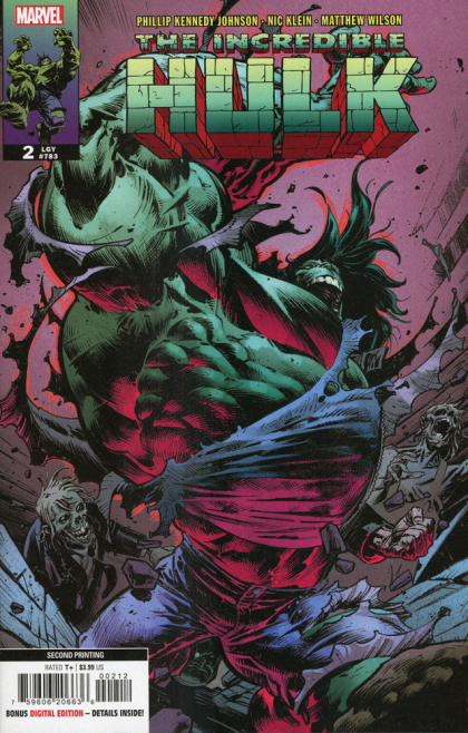 The Incredible Hulk, Vol. 4 #2E 2nd Printing Nic Klein