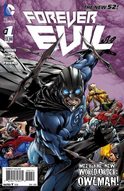 Forever Evil #1E Ivan Reis Owlman Cover