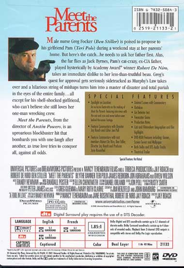 Meet the Parents (2000) Collector's Edition - DVD