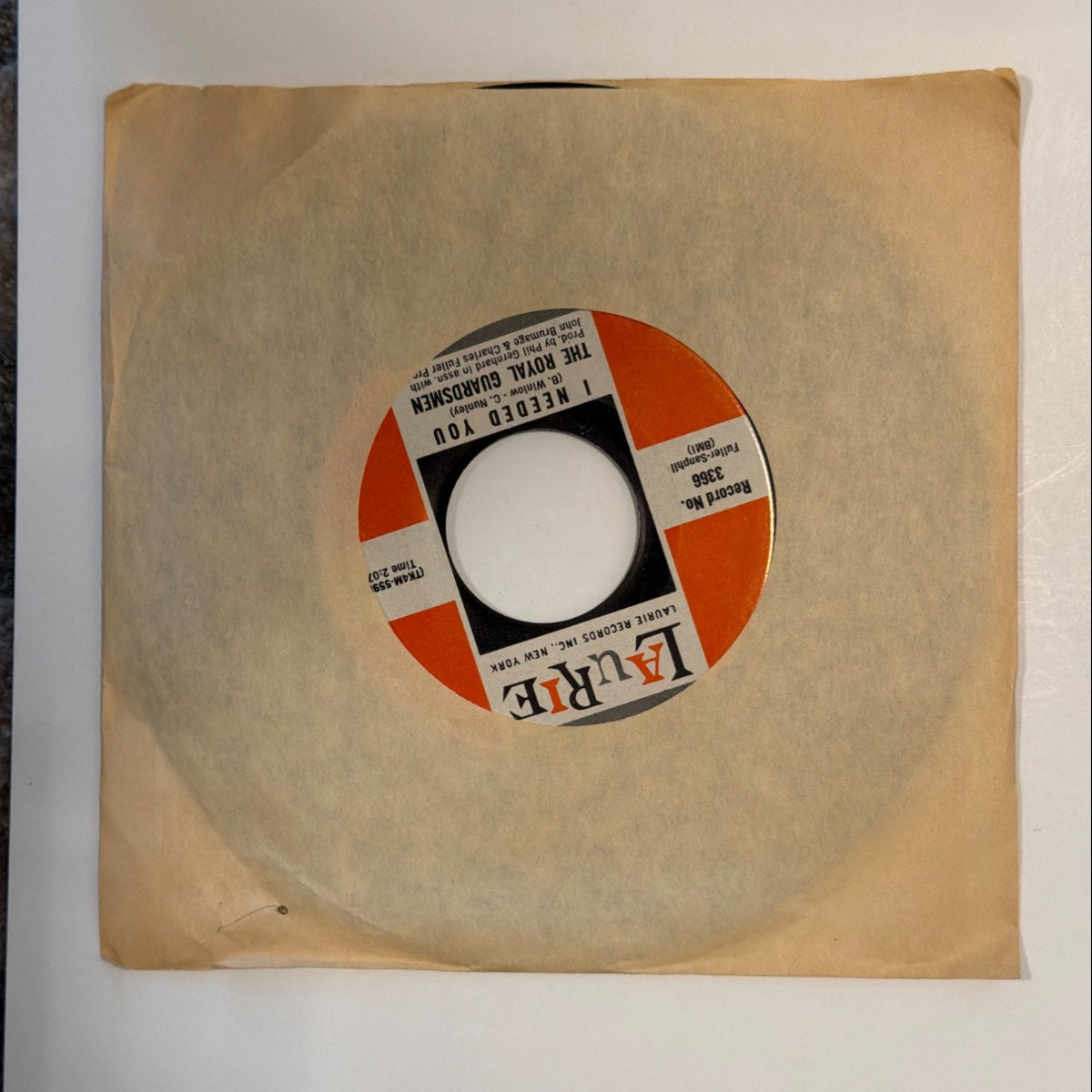 THE ROYAL GUARDSMEN - I NEEDED YOU (1966) - Vinyl