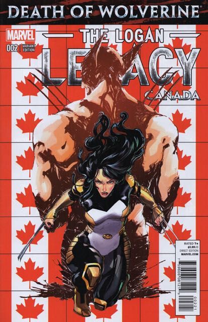 Death of Wolverine: The Logan Legacy #2B Canada Variant