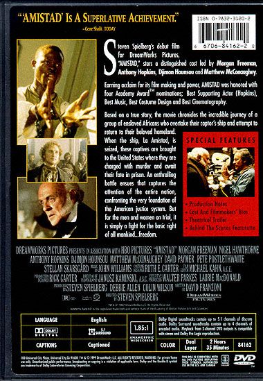 Amistad (1997) - DVD