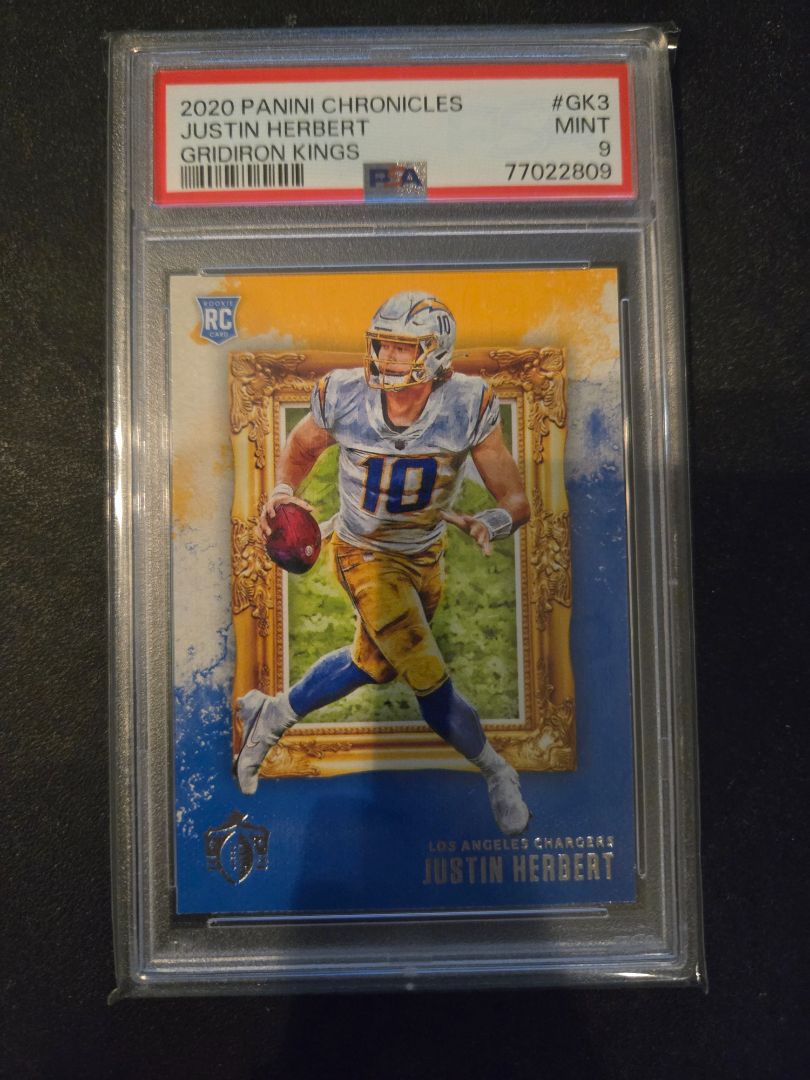 Justin Herbert Rookie Psa 9