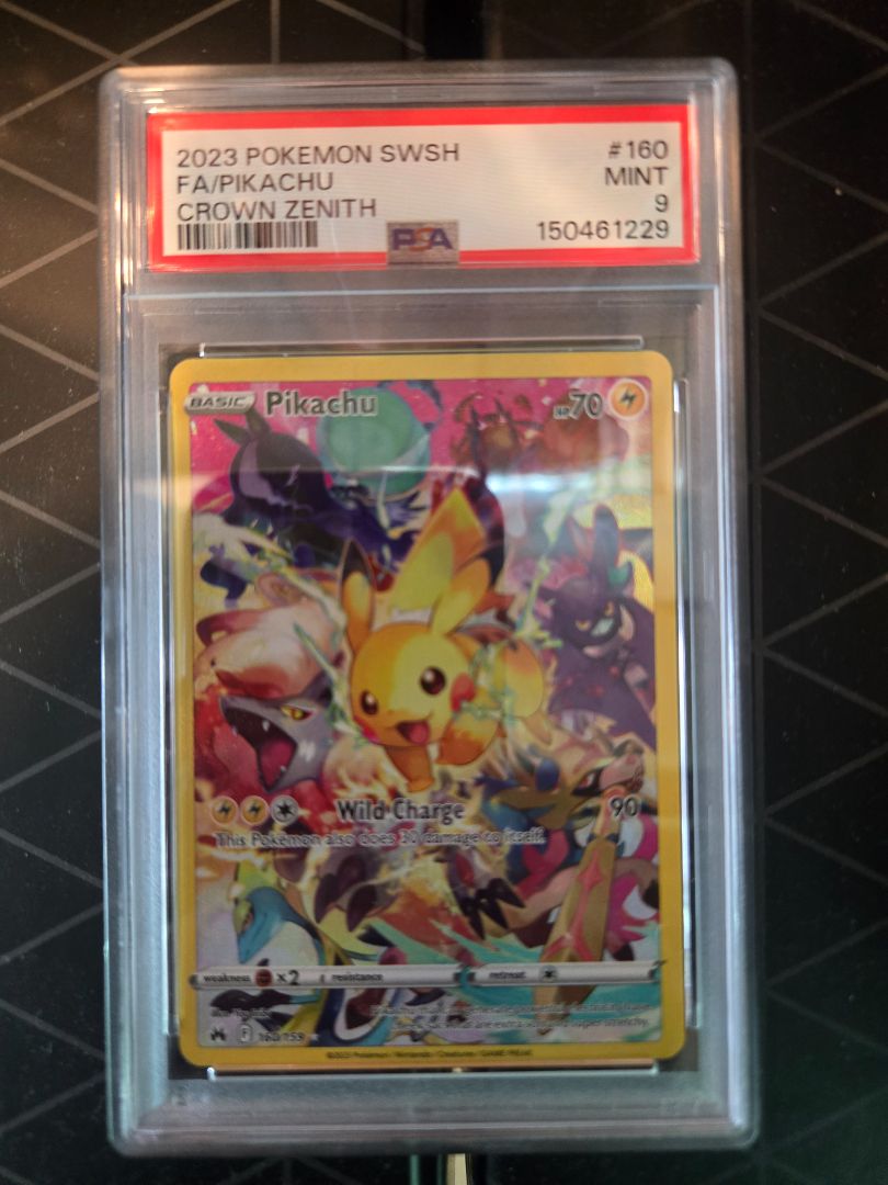 2023 Pikachu Crown Zenith PSA 9