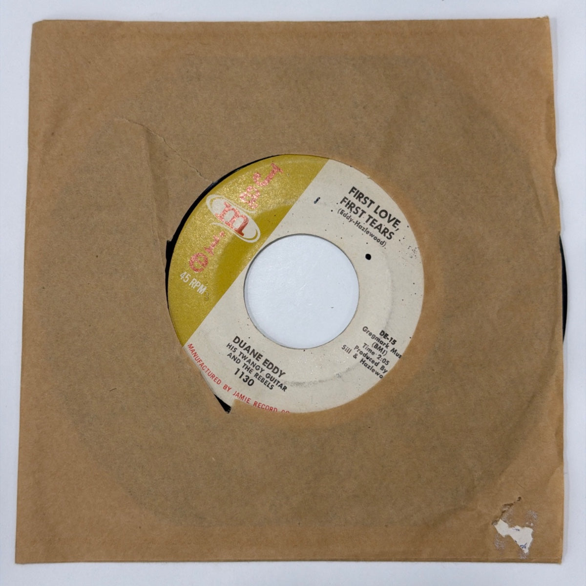 Duane Eddy His Twangy Guitar And The Rebels - First Love, First Tears (1959) - Vinyl
