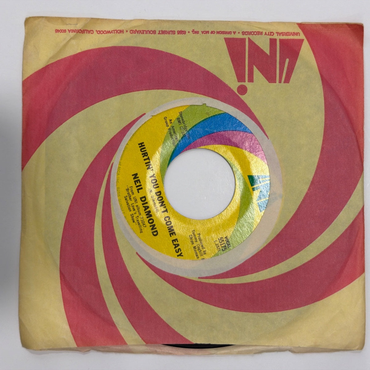 NEIL DIAMOND - HURTIN' YOU DON'T COME EASY - Vinyl