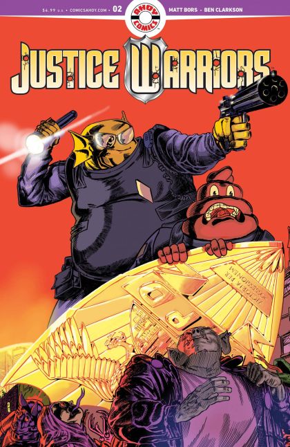 Justice Warriors #2A Ben Clarkson Regular Cover