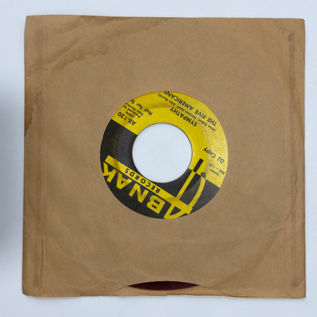 THE FIVE AMERICANS - SYMPATHY (1967) - Vinyl