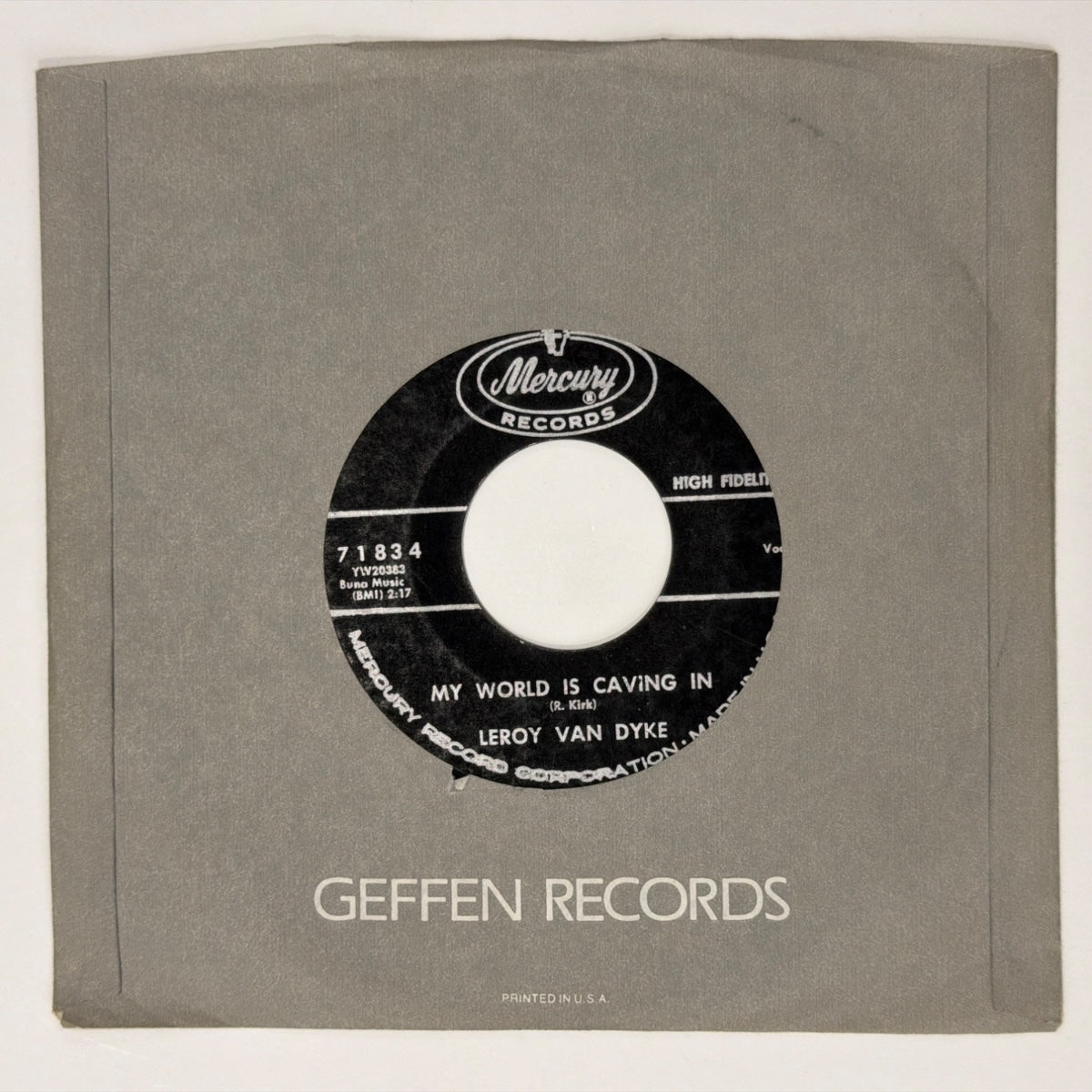 Leroy Van Dyke - My World Is Caving In (1961) - Vinyl