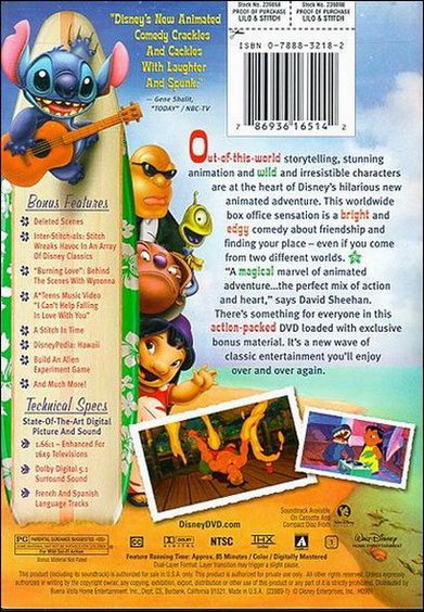 Lilo & Stitch (2002) - DVD