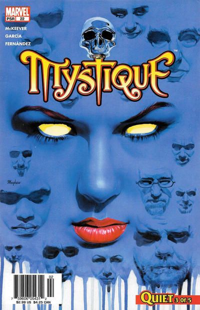 Mystique, Vol. 1 #22B Newsstand Edition