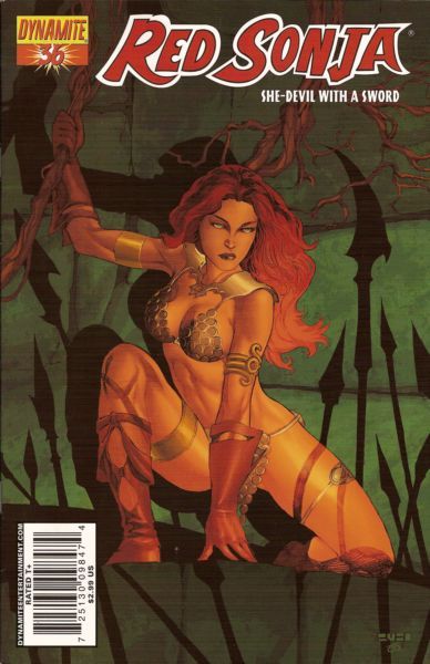 Red Sonja, Vol. 1 (Dynamite Entertainment) #36A Mel Rubi Cover