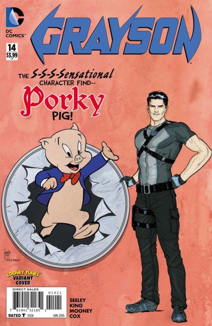 Grayson #14B Looney Tunes Variant Cover
