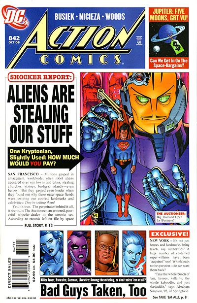 Action Comics, Vol. 1 #842A Direct Edition
