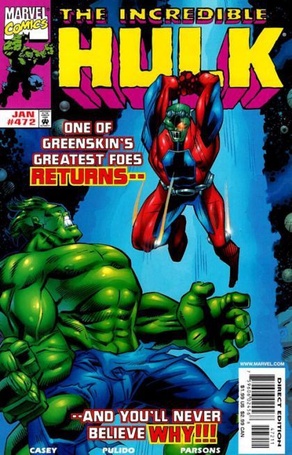 The Incredible Hulk, Vol. 1 #472A Direct Edition