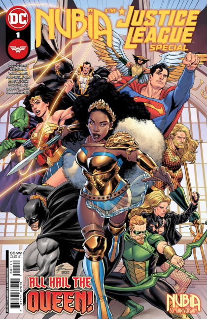 Nubia & The Justice League Special #1A Regular Travis Moore & Alejandro Sanchez Cover