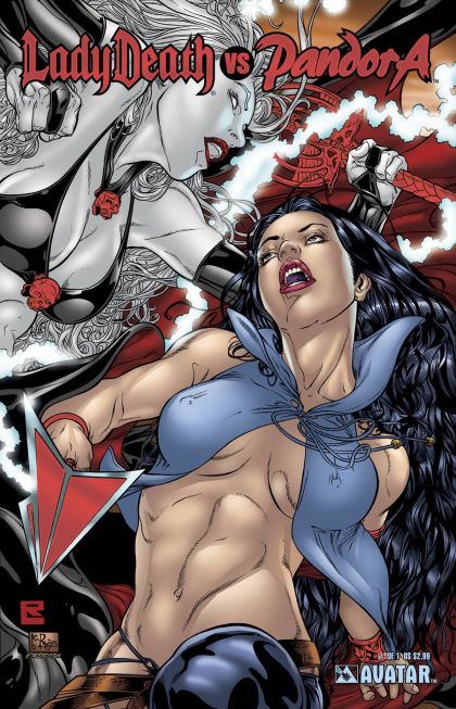Lady Death vs. Pandora #1R Ruby Red Foil Cover