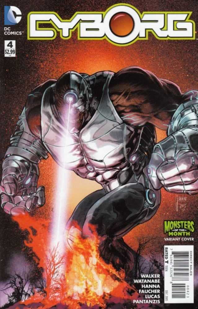 Cyborg #4 Monsters Variant Edition