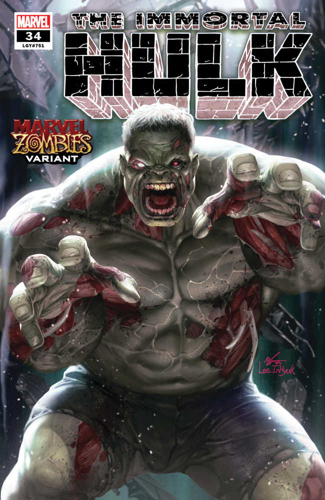 Immortal Hulk #34 Inhyuk Lee Marvel Zombies Variant