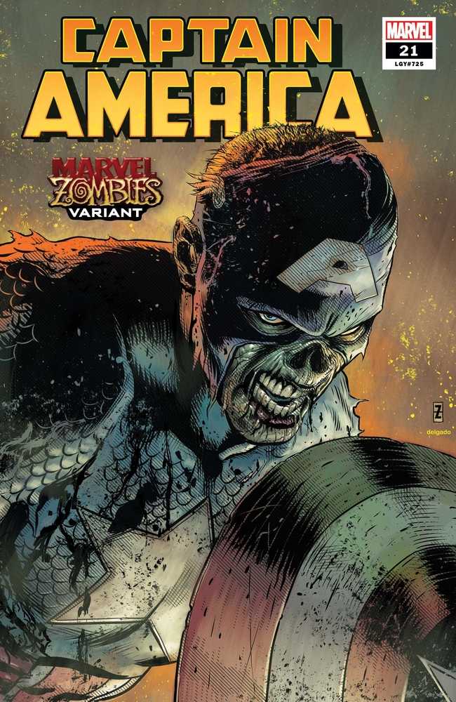 Captain America #21 Zircher Marvel Zombies Variant