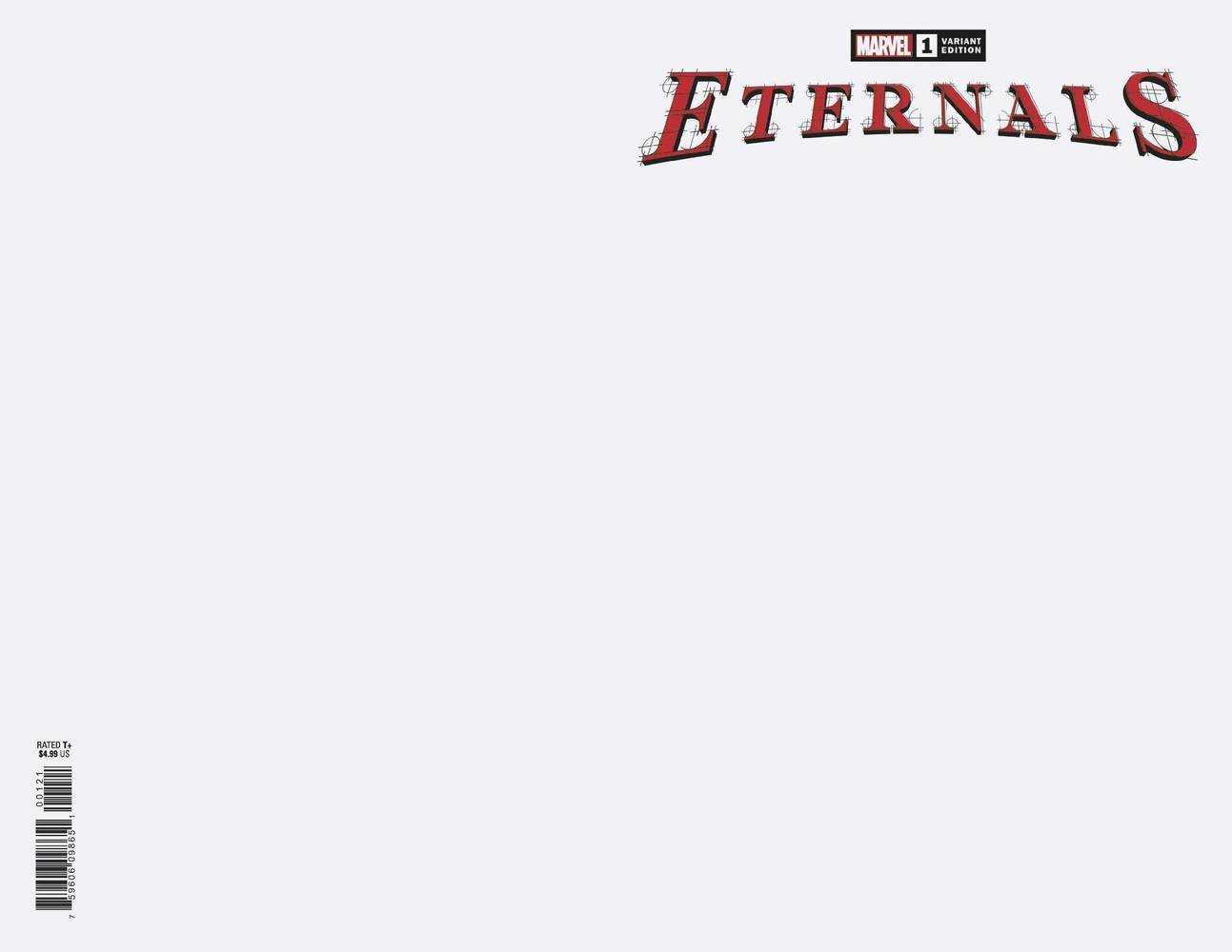 Eternals #1 Blank Variant