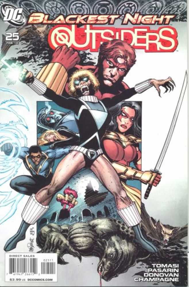 Outsiders #25 (Blackest Night)