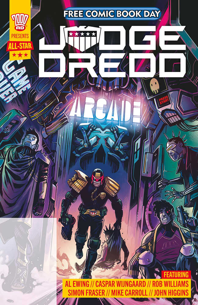 Free Comic Book Day 2021 2000 Ad Presents All Star Judge Dredd #1