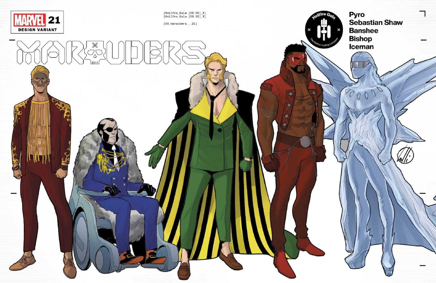 Marauders #21 Lolli Character Design Variant Gala