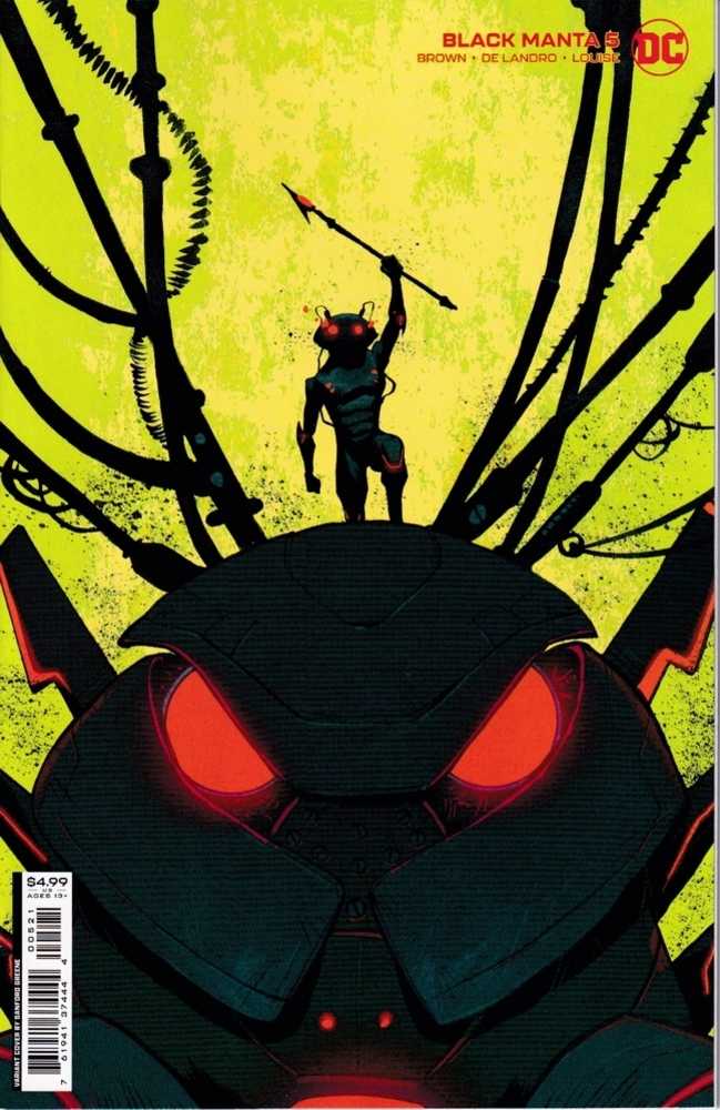Black Manta #5 (Of 6) Cover B Sanford Greene Card Stock Variant