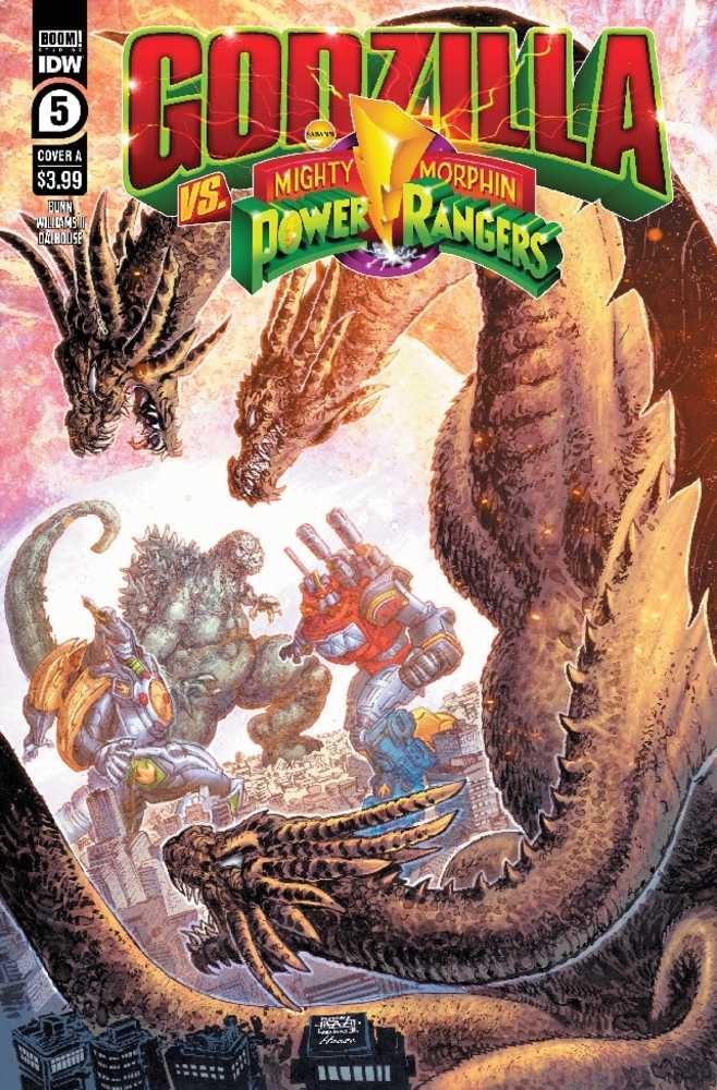 Godzilla vs MMPR #5 (Of 5) Cover A Williams