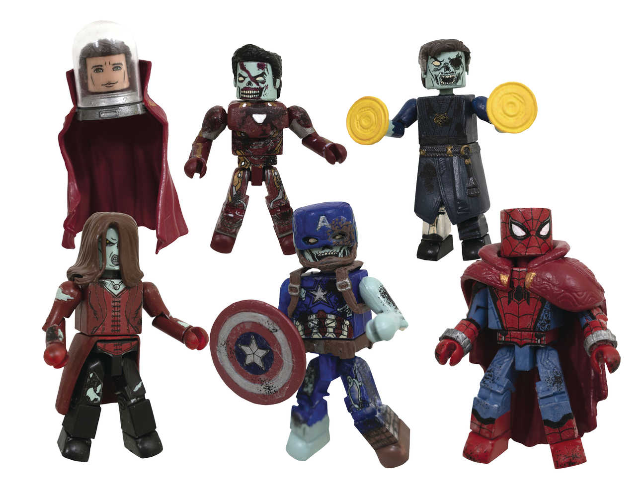 Dcd 40 Th Marvel What If Zombie Minimates Previews Exclusive Box Set