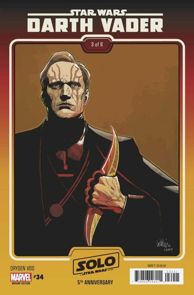 Star Wars: Darth Vader 34 Leinil Yu Dryden Vos Solo 5th Anniversary Movie Variant
