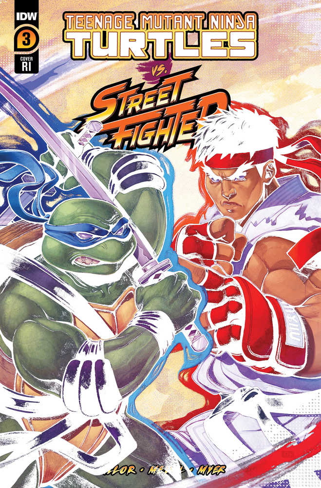 Teenage Mutant Ninja Turtles vs Street Fighter #3 (Of 5) Cover E 50 Copy Variant Edition Beals