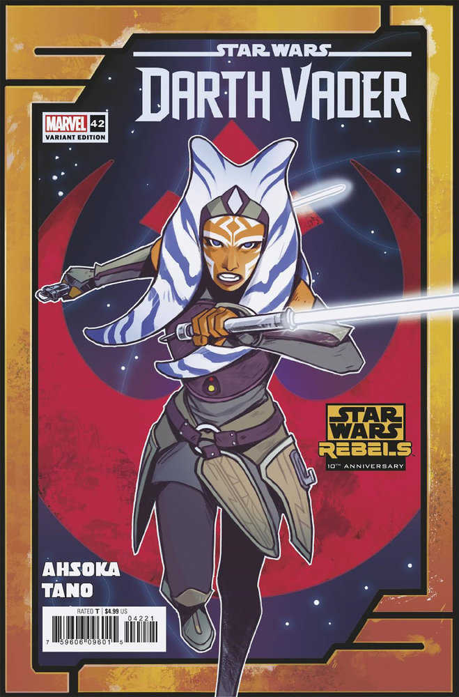 Star Wars: Darth Vader 42 Caspar Wijngaard Ahsoka Rebels 10 Th Anniversary Varian T