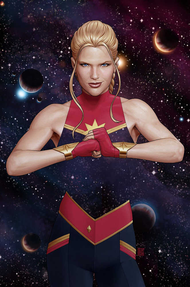 Captain Marvel 1 John Tyler Christopher 2nd Print Full Art Variant
