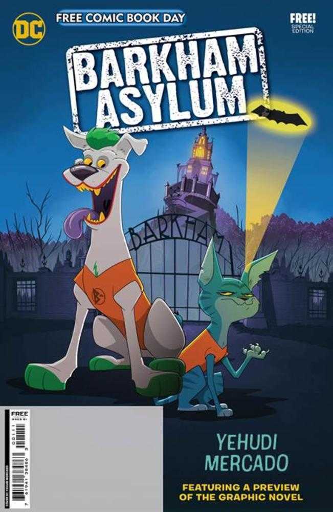 Free Comic Book Day 2024 Bundle Of 25 Barkham Asylum Special Edition