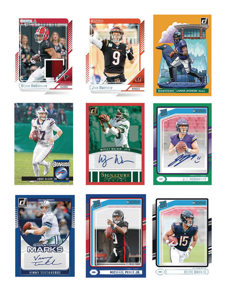 Panini 2024 Donruss Football Trading Card Blaster Pack