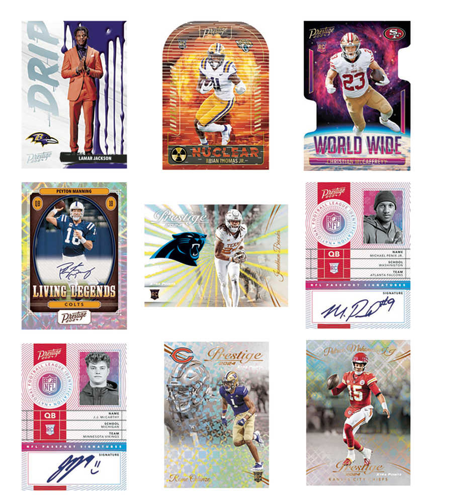 Panini 2024 Prestige Football Trading Card Blaster Pack