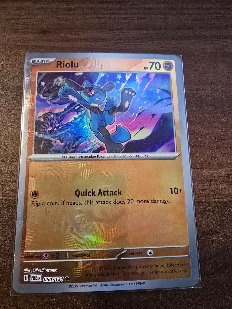 Riolu (Master Ball Pattern) - SV: Prismatic Evolutions (PRE)