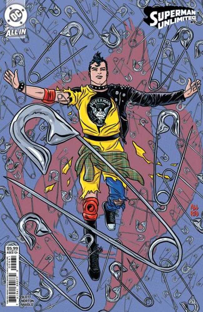 Superman Unlimited #9 Cover F Michael Allred Punk Rock Card Stock Variant