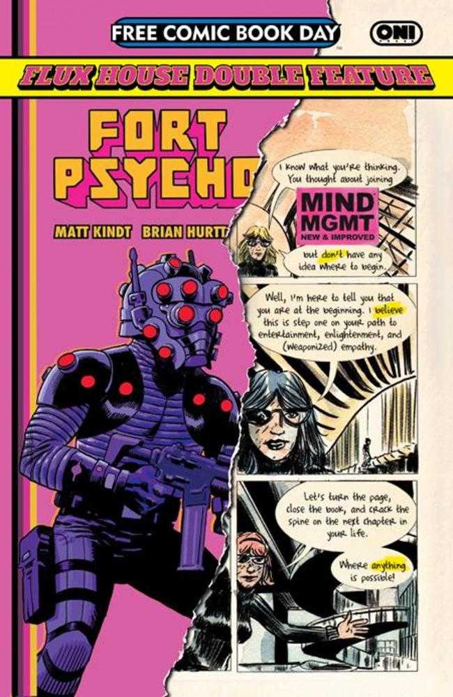 Free Comic Book Day 2026 Mind Mgmt Fort Psycho Special Previously Foc'd On 1/19/2026