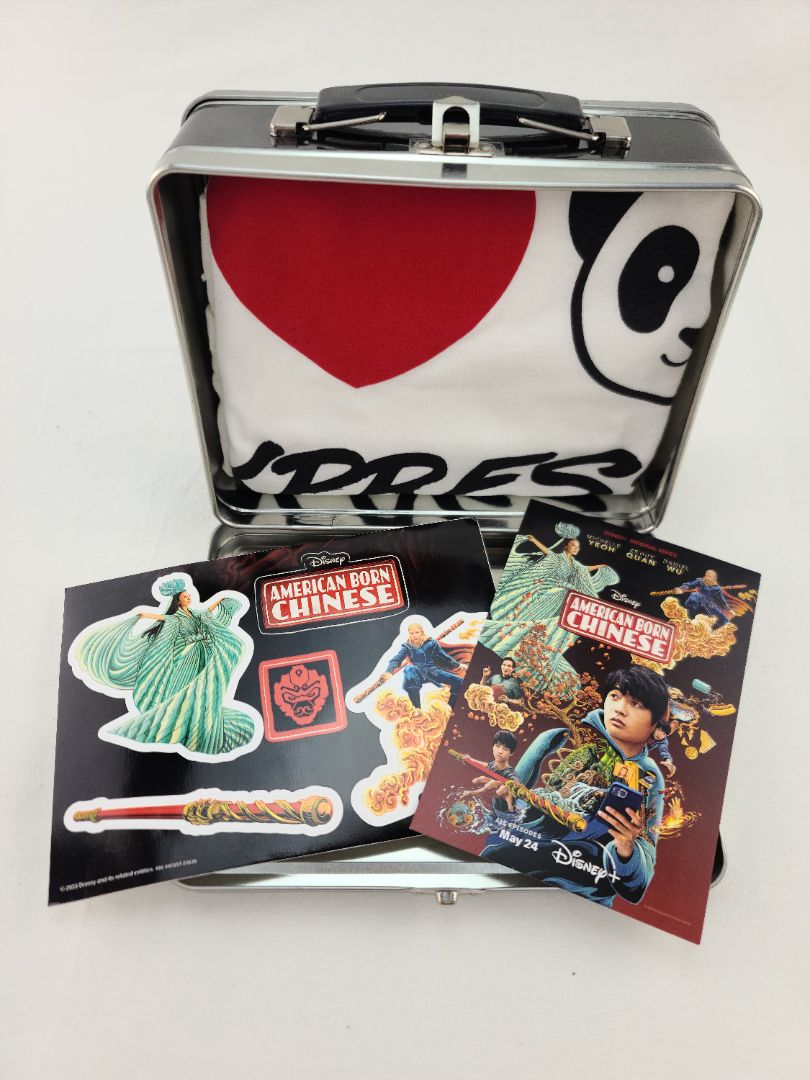 American Born Chinese Tin Lunchbox with Large Shirt