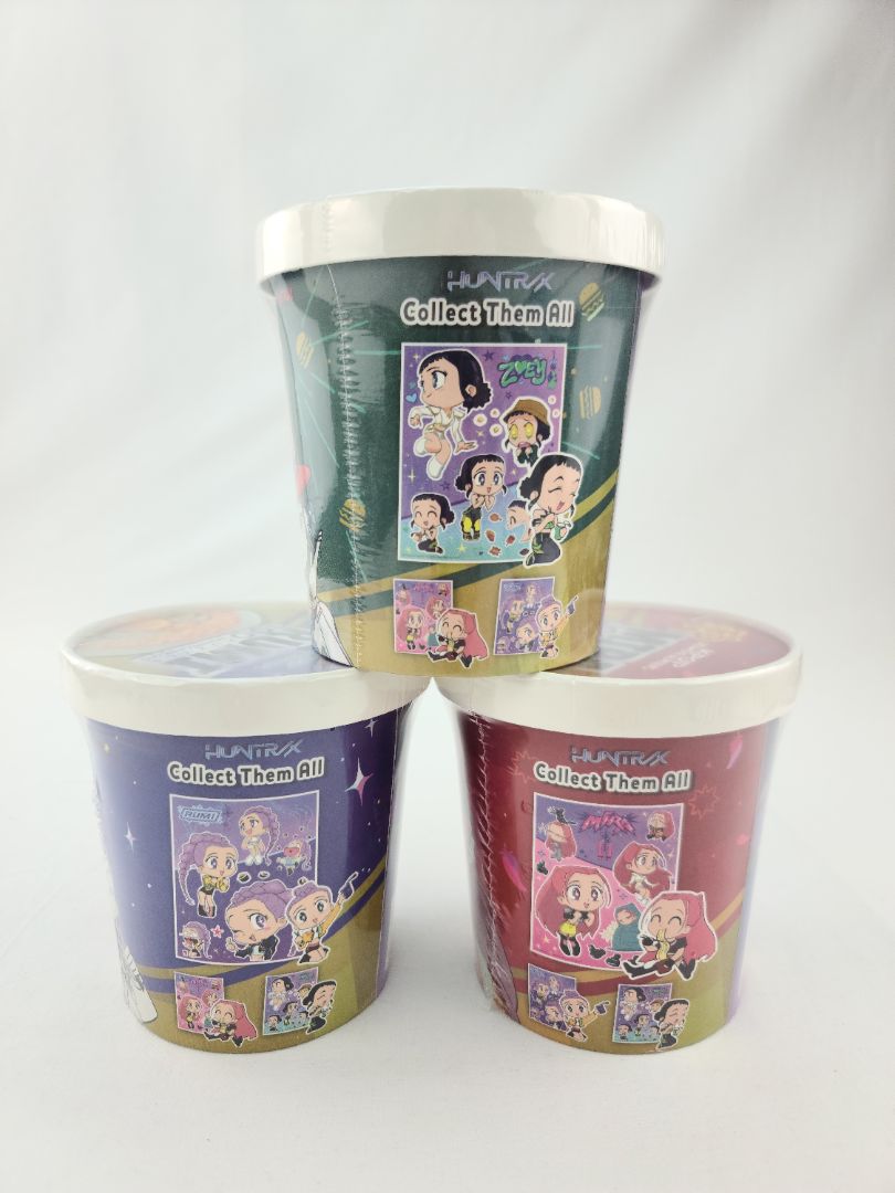K Pop Demon Hunter Puzzles Ramen Cup Set of 3