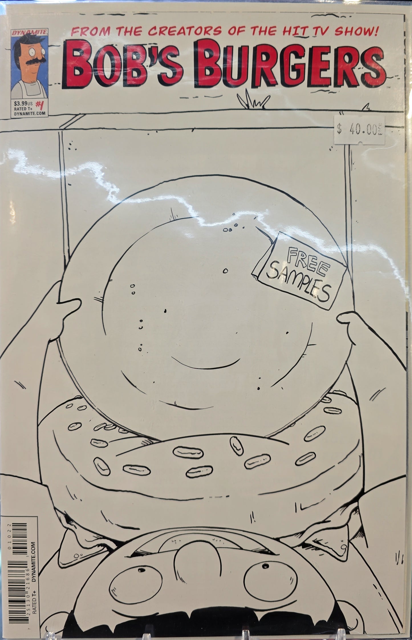 Bob's Burgers #1 2nd Print Sketch Variant